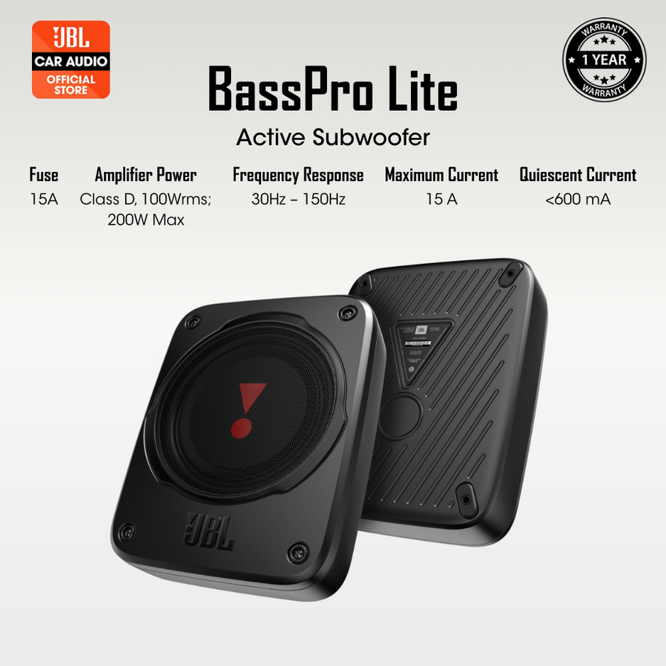 JBL BASSPRO-LITE 7' Inch Underseat Sub Woofer Wholesale Car Accessories & Interior Factory