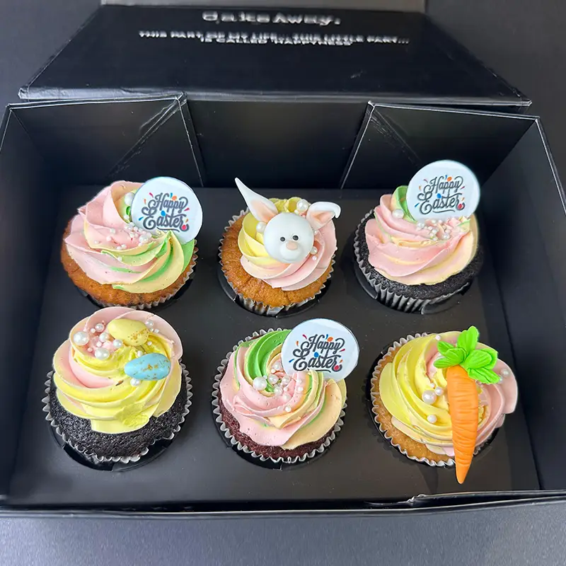 Happy Easter Box of 6 Cupcakes