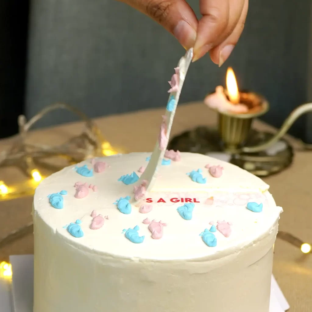 It's a Girl Privy Cake