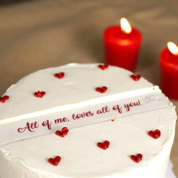 I Love You Privy Cake