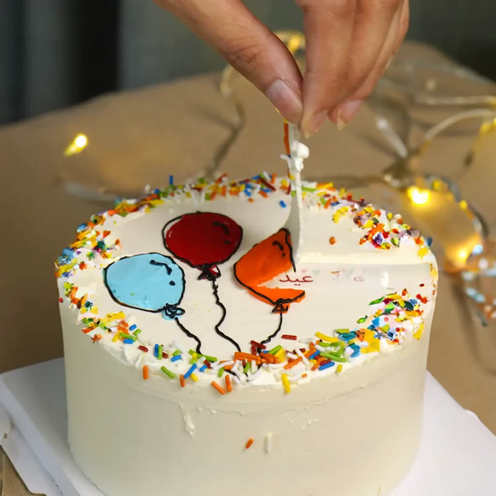 Birthday Cake Dubai | Happy Birthday Arabic Privy Cake