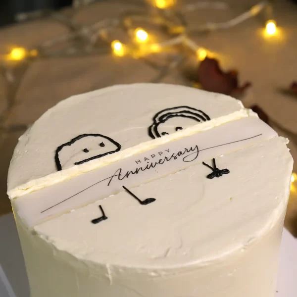 Anniversary Cake | Happy Anniversary Privy Cake