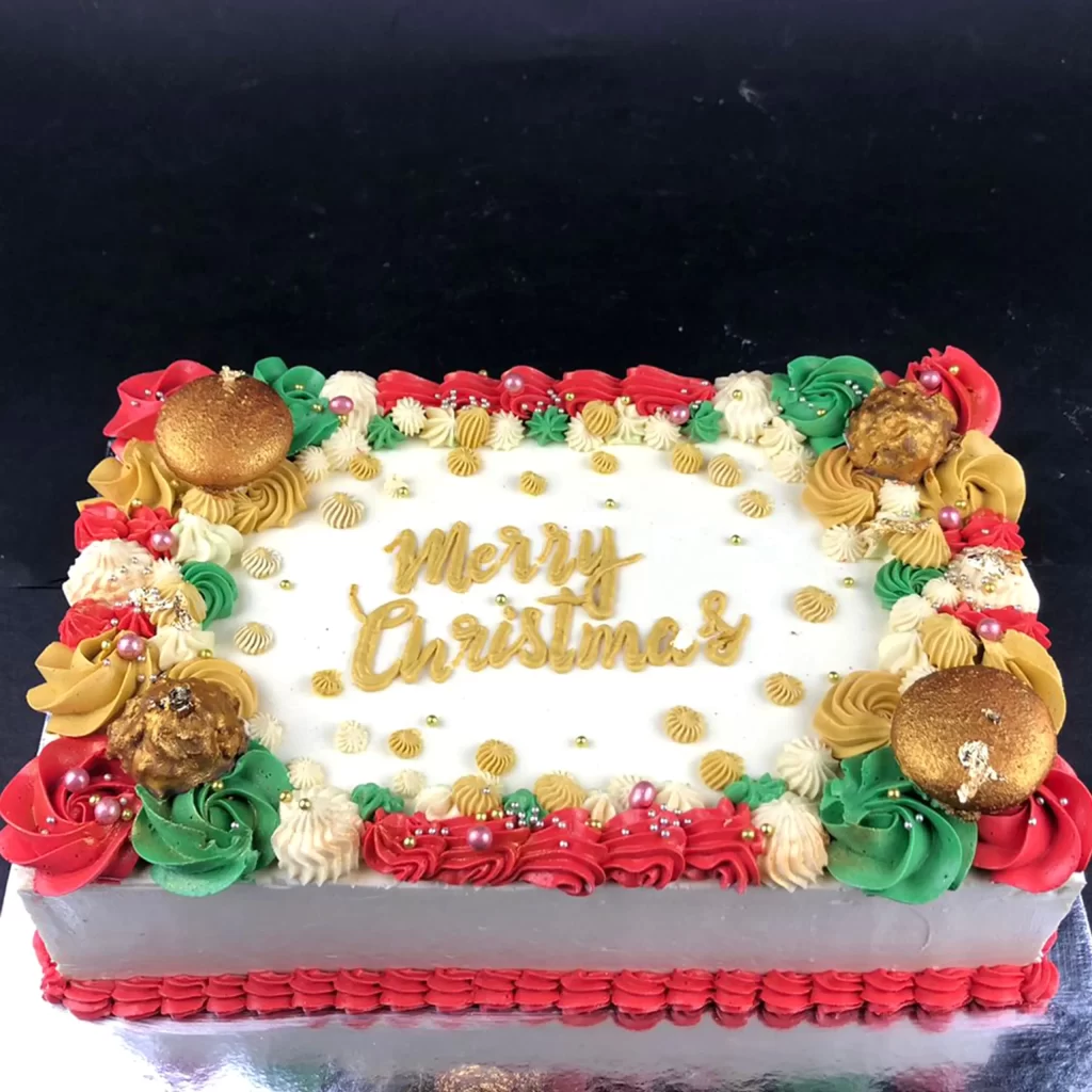 Christmas Rectangular Cake