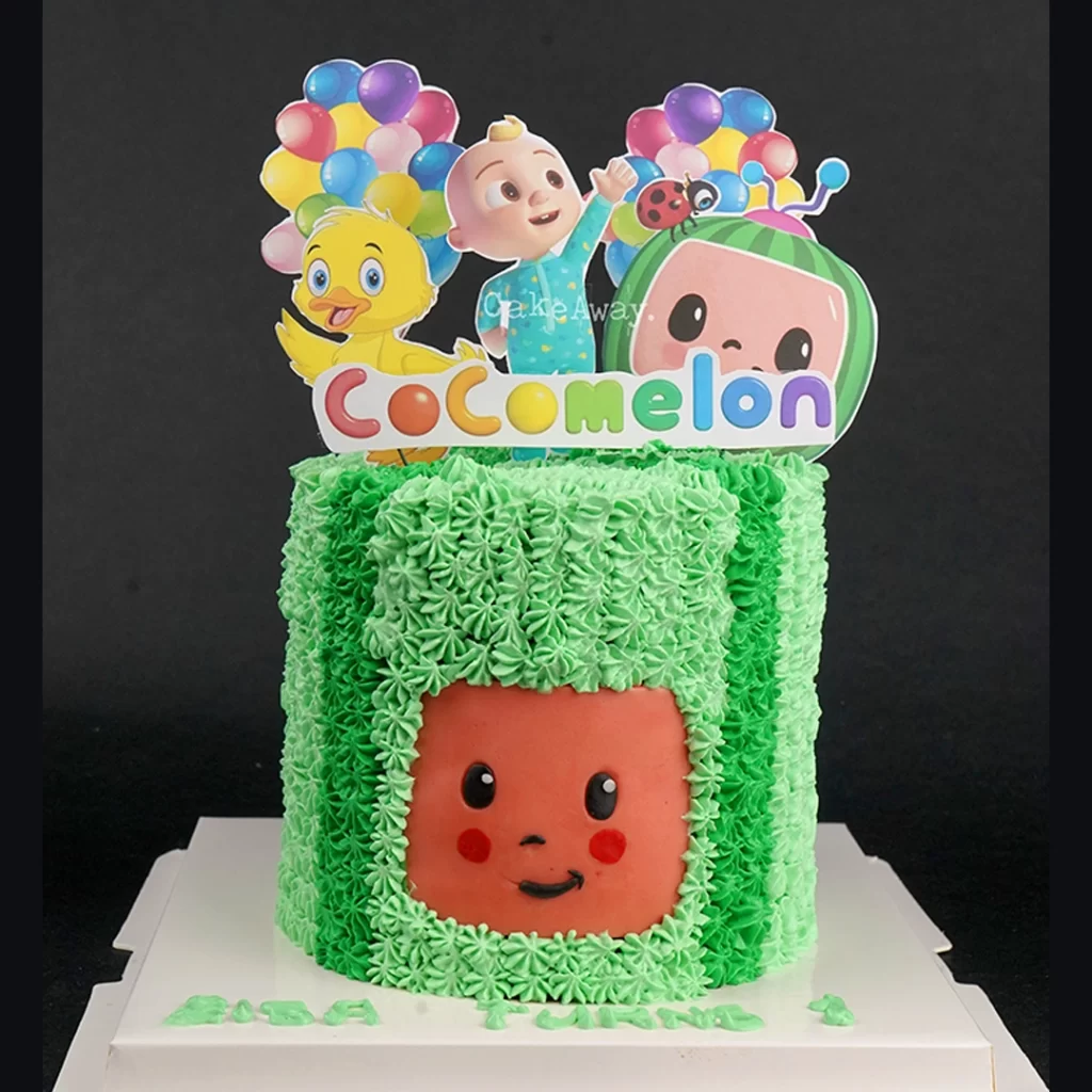 Cocomelon theme cake-2
