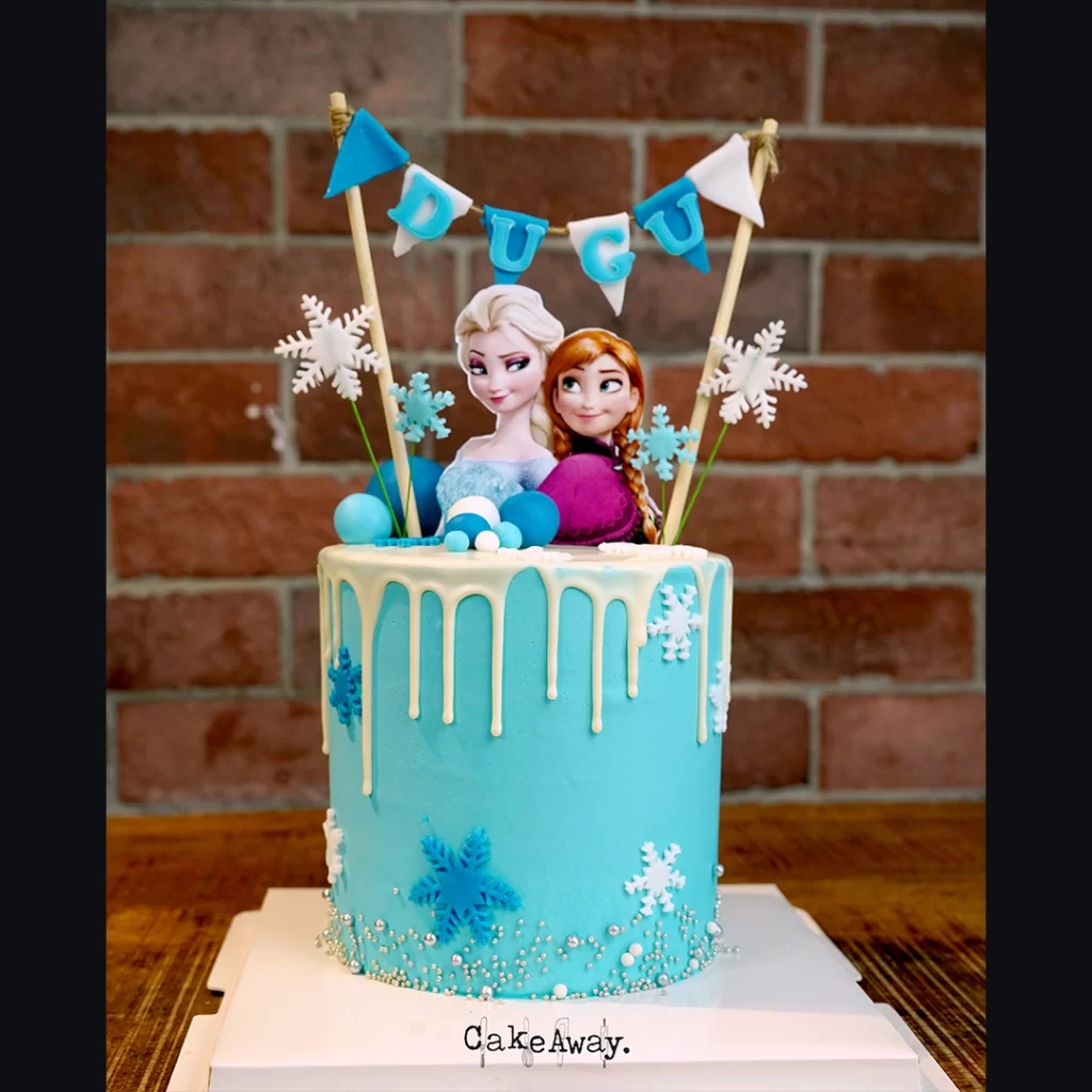 Frozen Elsa Theme Cake