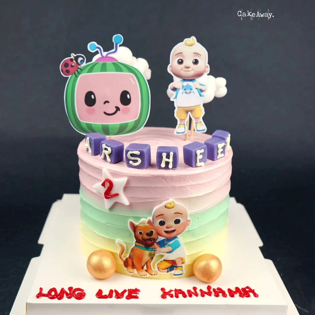 Cocomelon theme cake for Girl