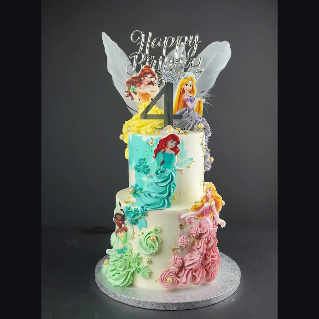 Princess theme cake