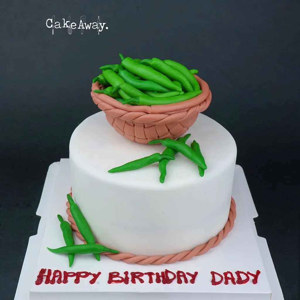 Green Chilli Pot cake