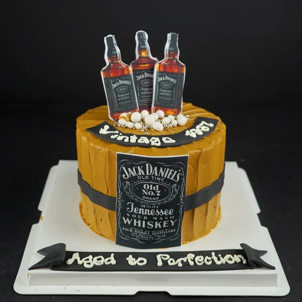 Jack Daniels theme cake