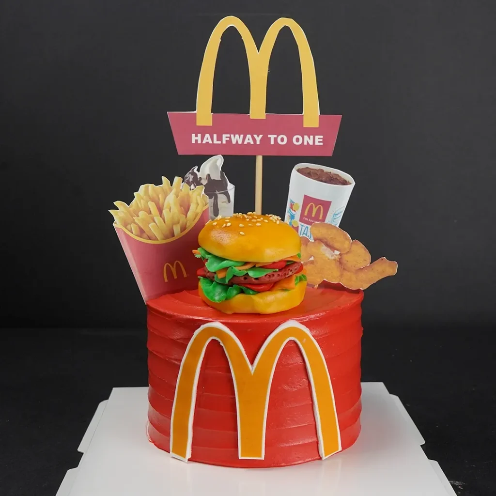 Mcdonalds theme Cake