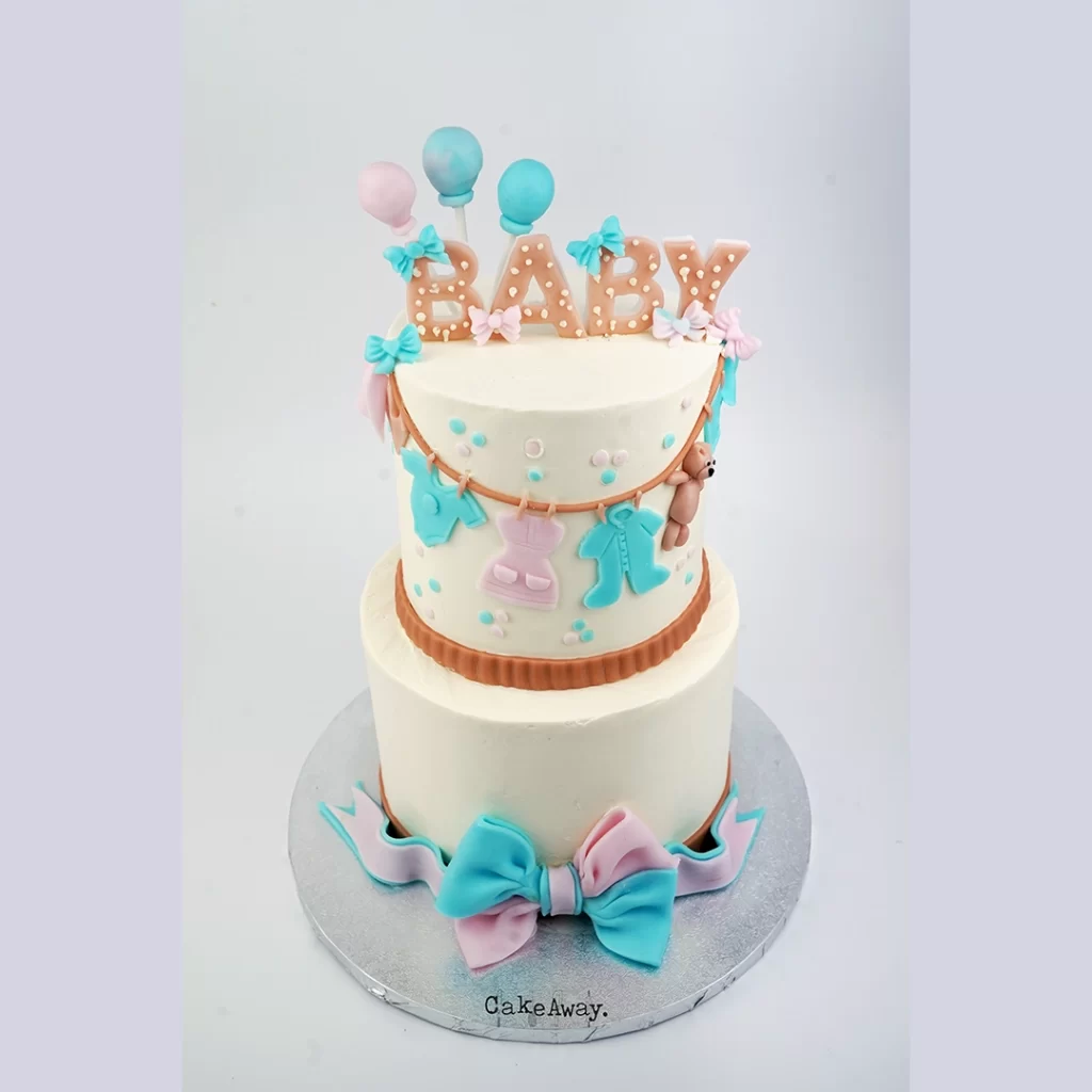 Baby shower cake-1