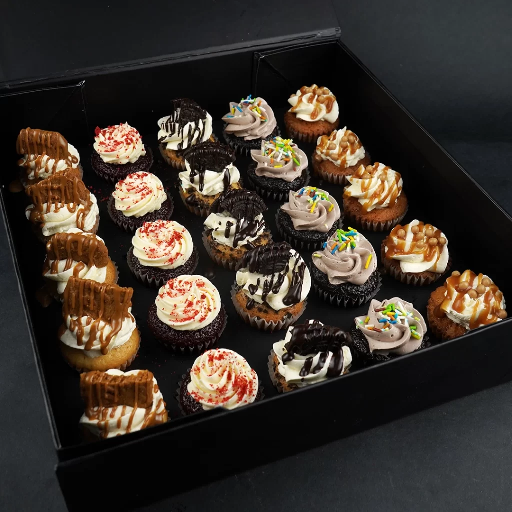 Box of 25 Assorted Mini Cupcakes