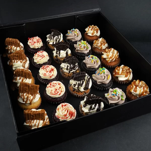 Box of 25 Assorted Mini Cupcakes
