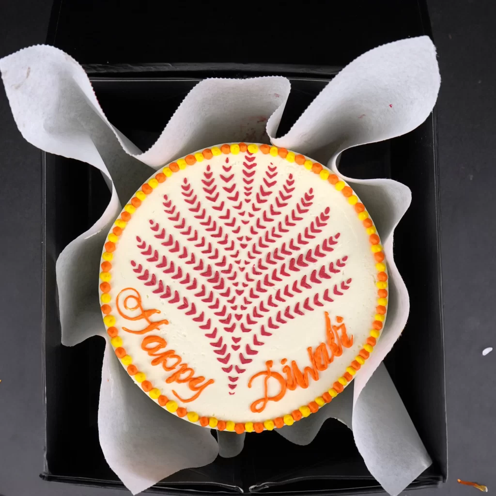 Eggless cakes | Diwali Eggless Bento Cake