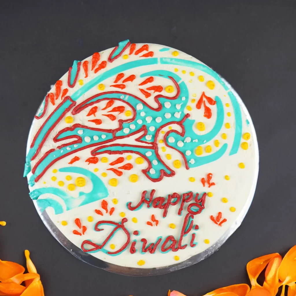 Happy Diwali Pineapple Cake