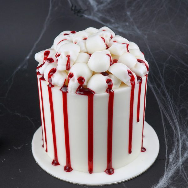 Bleeding Skulls Cake