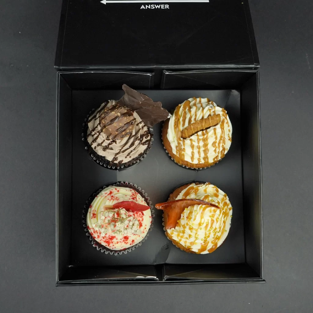 Box of 4 Cupcakes