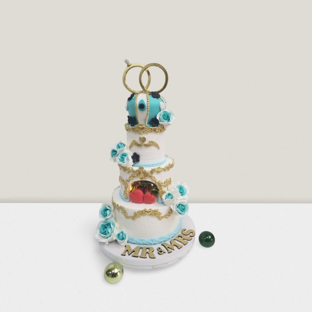 Elegant_4_Tier_Rings_Wedding_Cake___Classic_Wedding___Engagement_Cake
