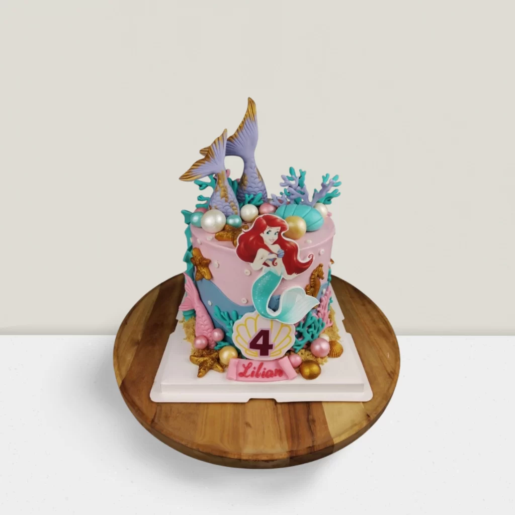 Mermaid Ariel Theme Cake – A Princess Under the Sea