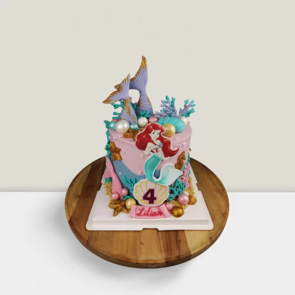 Mermaid Ariel Theme Cake – A Princess Under the Sea